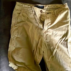 Mens Tan Longer Length American Eagle Shorts size 31 waist